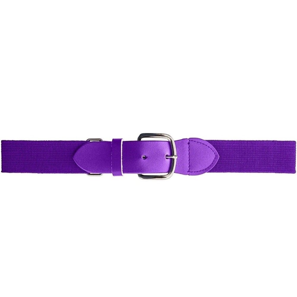Martin Sports - Baseball Belt w/ Cowhide Leather Tabs Purple Youth